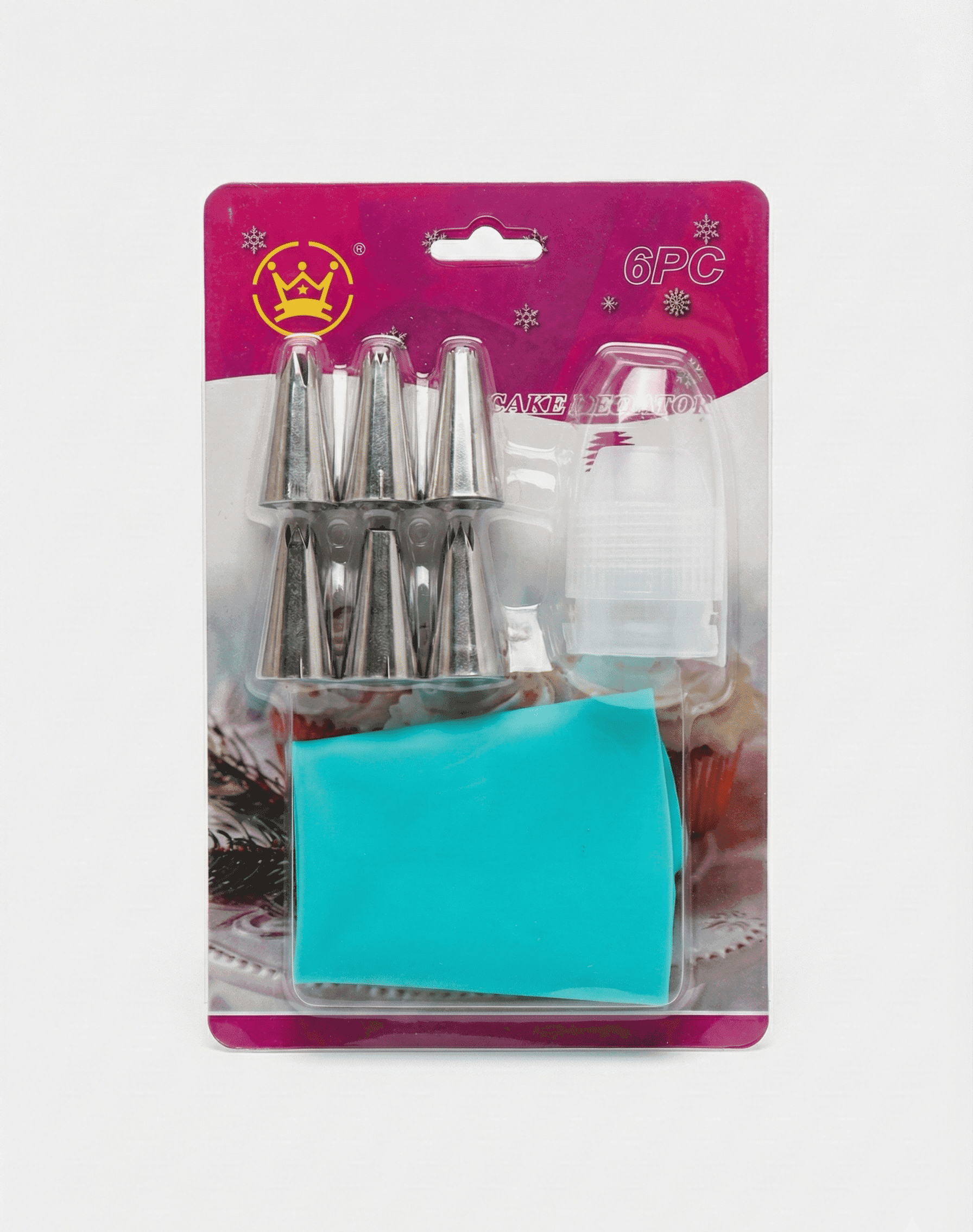 MANGA PARA REPOSTERIA CON 6 ACCESORIOS